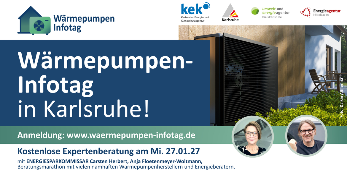 Wärmepumpen-Infotag in Karlsruhe